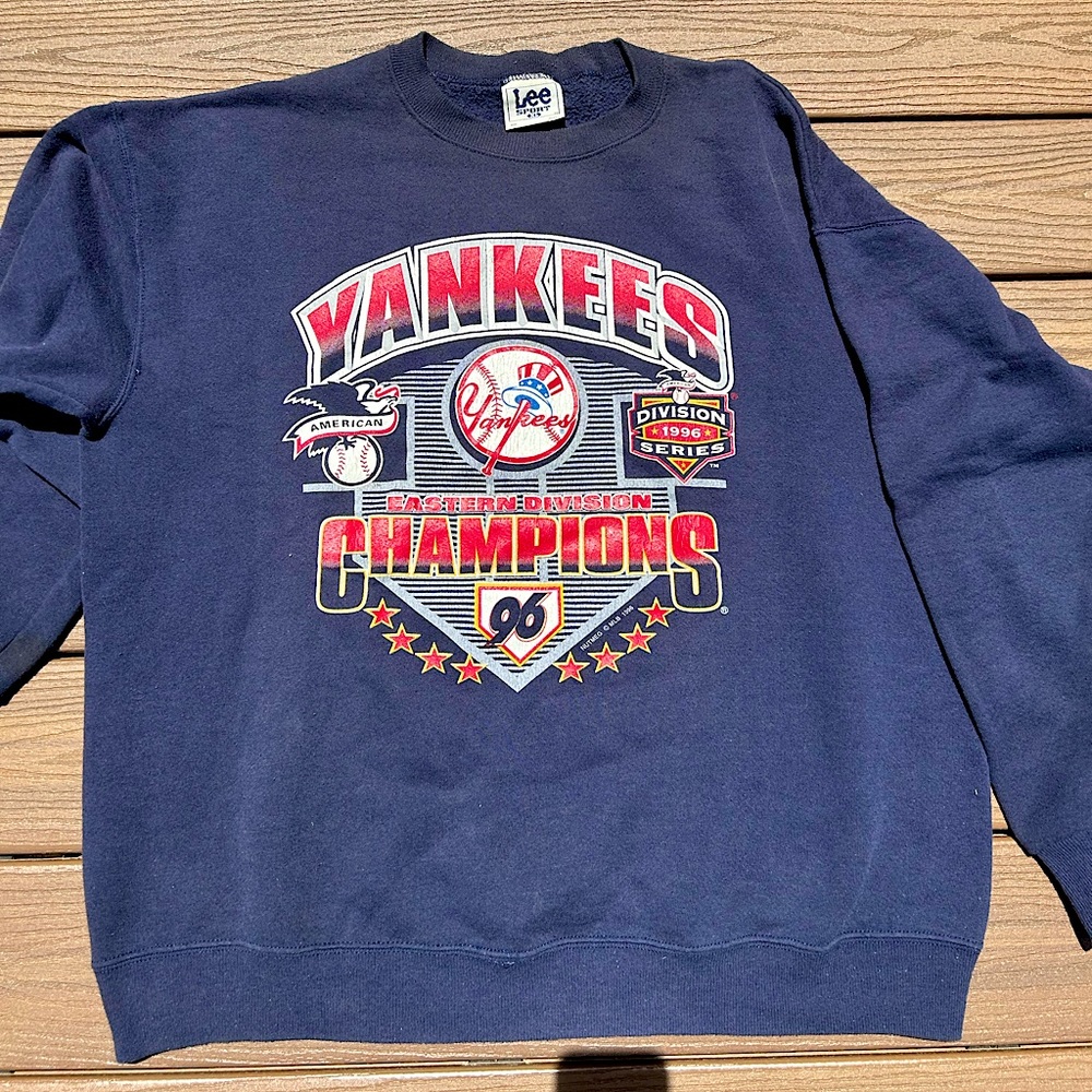 1996 Yankees Eastern Division Champions, Crewneck sweatshirt XL VINTAGE